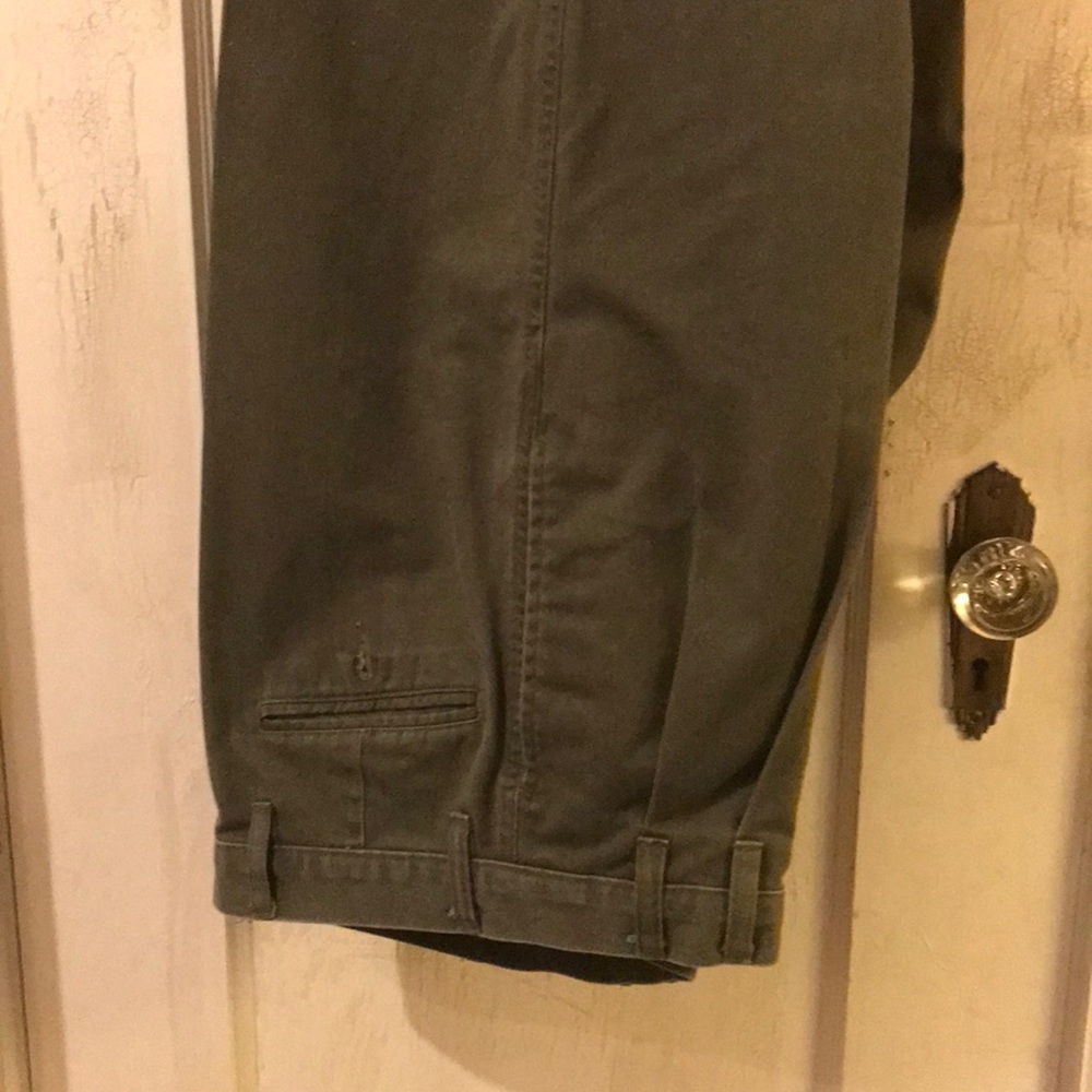 Chaps Khaki cotton dress pants